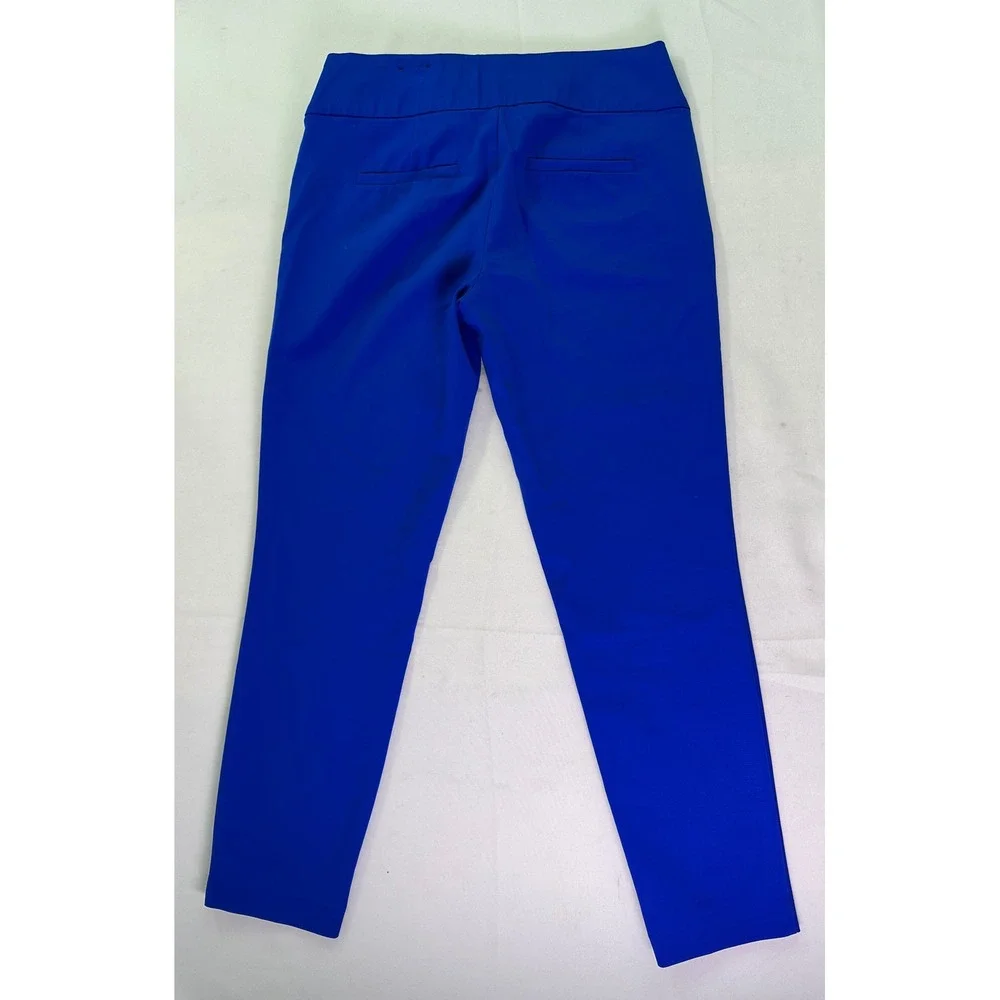 XOXO Natalie Ankle Trousers‎ Royal Blue Slim Fit Career Dress Pants Size 7/8